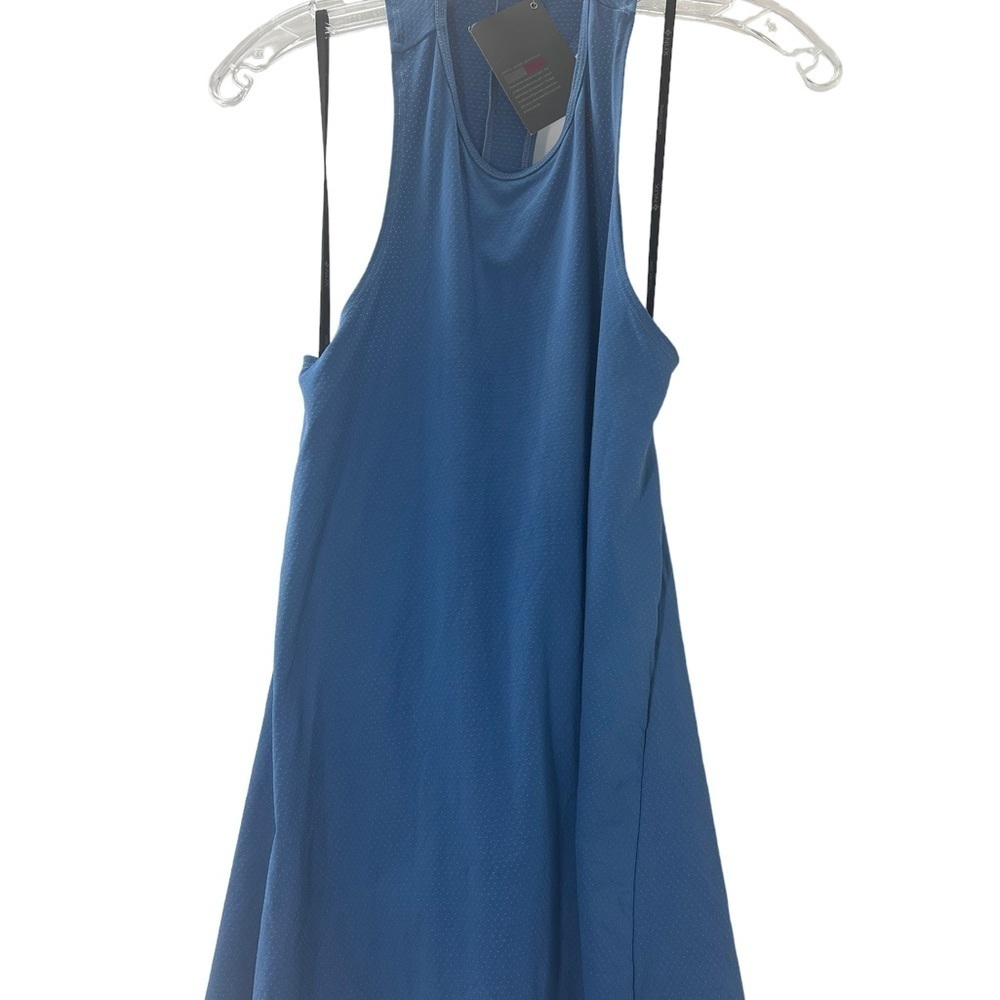 NWT Nux Blue Upen Race Back Athletic Top